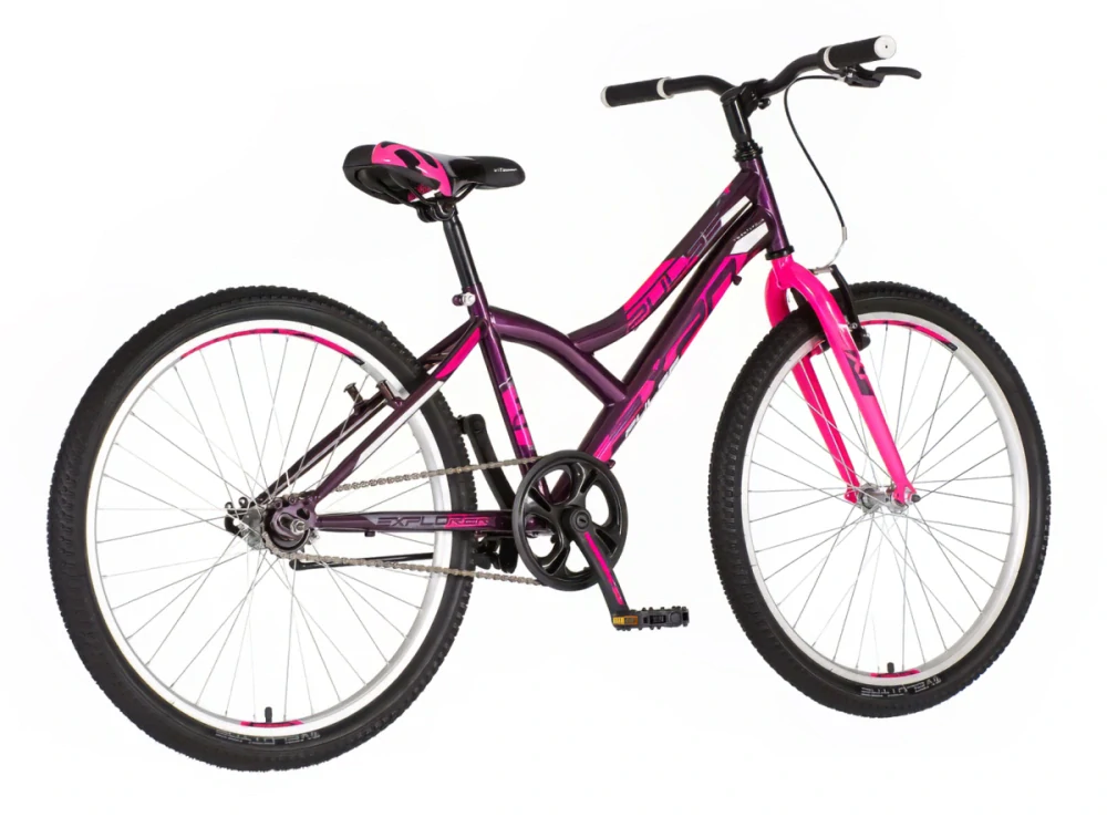 Bicykel Explorer Spy Diasy 24" Fialová Ružová