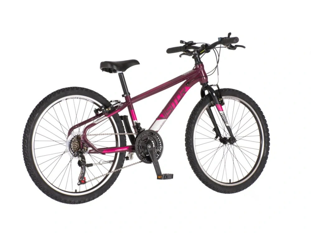 Bicykel Visitor Radiance 24" Bordová Ružová UNI