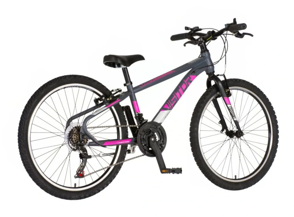 Bicykel Visitor Radiance 24" Sivá Ružová