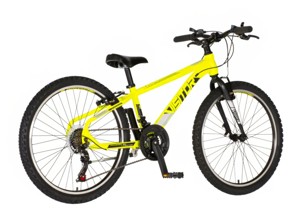 Bicykel Visitor Radiance 24" Neonová Žltá Čierna