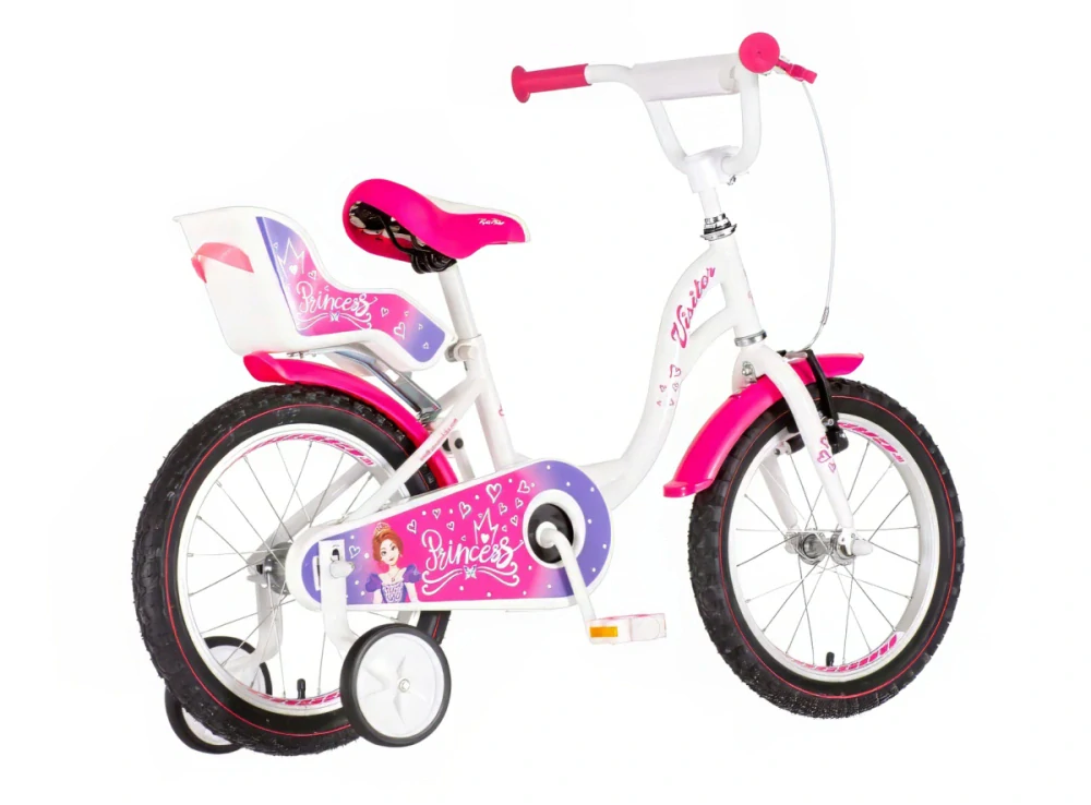 Bicykel Visitor Princess 16" Biela Ružová
