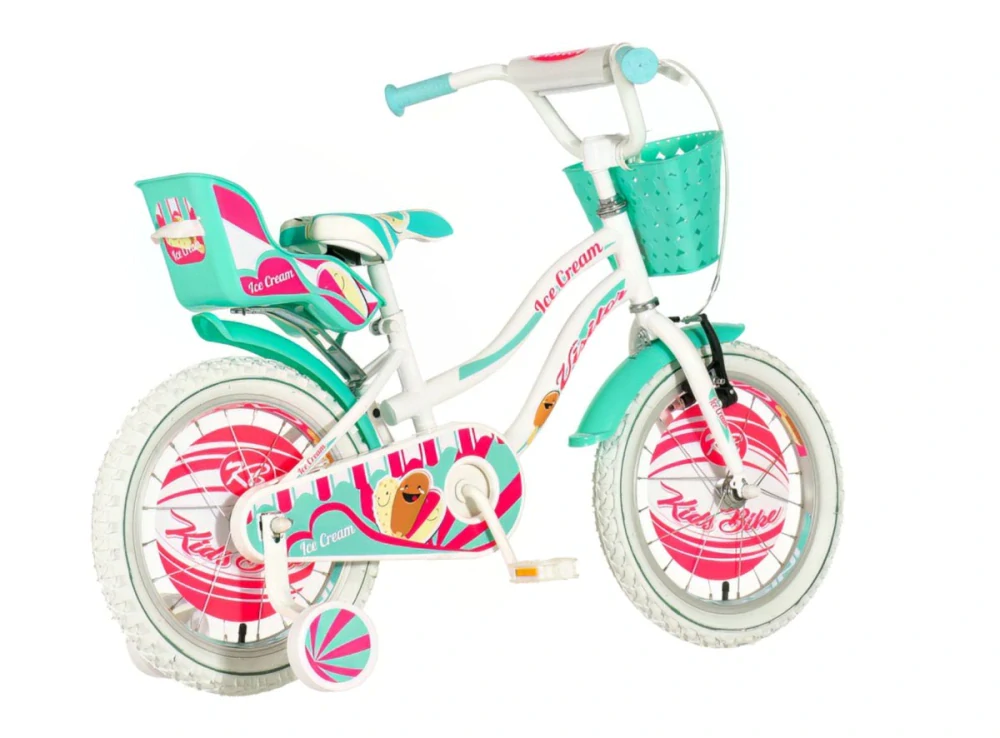 Bicykel Visitor Ice Cream 16" Biela Tyrkys
