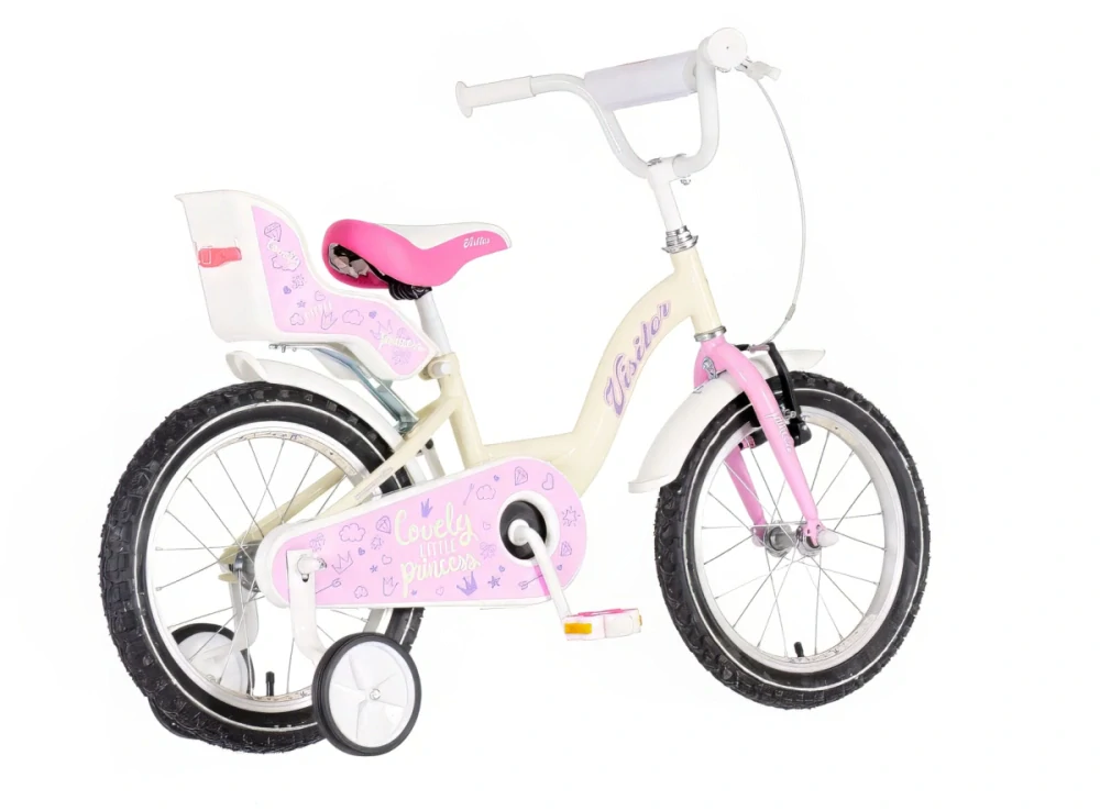 Bicykel Visitor Lovely little Princess 16" Bežová Ružová KIDS
