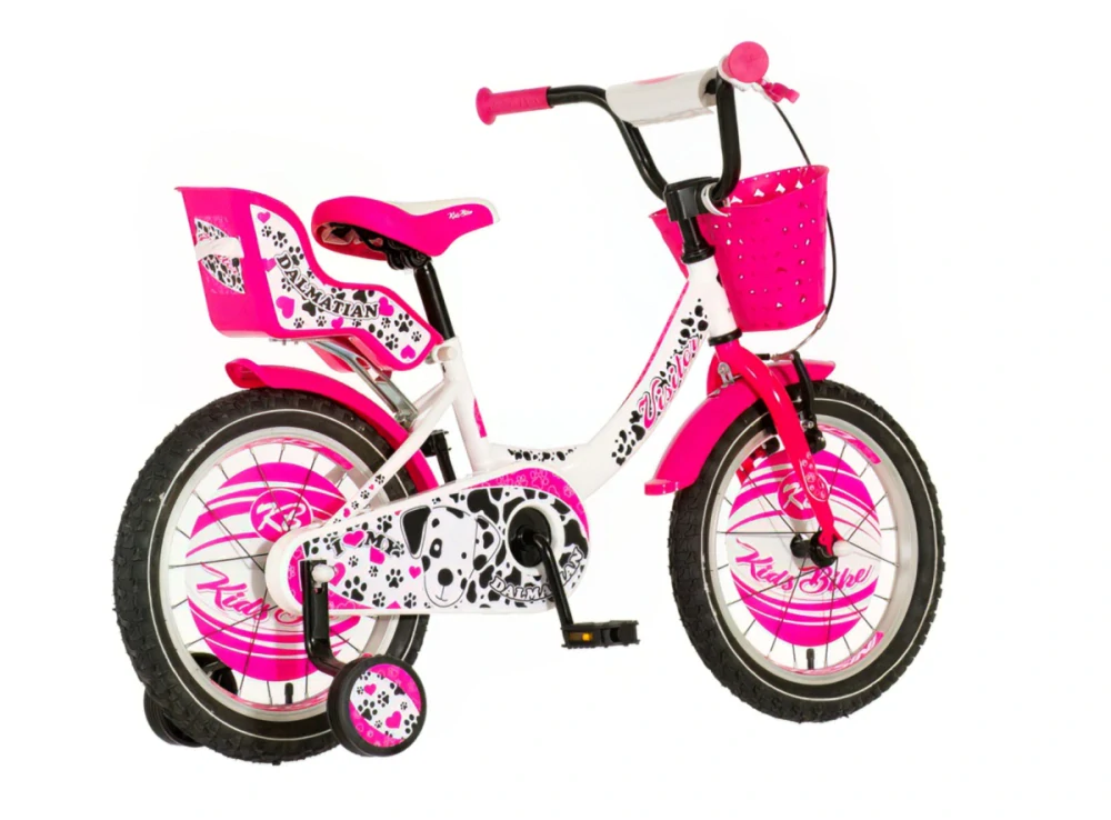 Bicykel Visitor Dalmatian 16" Biela Ružová