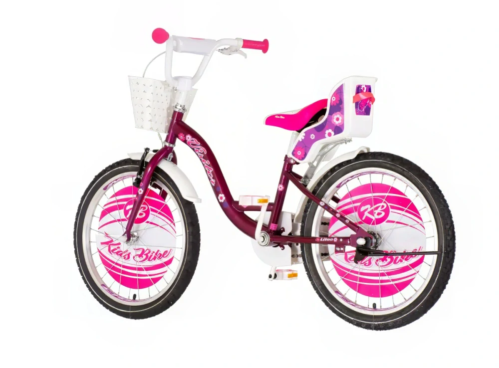 Bicykel Visitor LILOO 20" Tmavá Fialová  Ružová