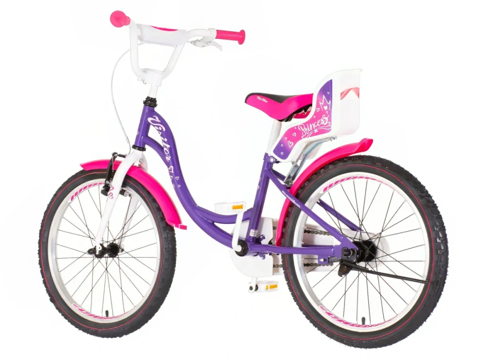 Bicykel Visitor Princess 20" Fialová Biela Ružová