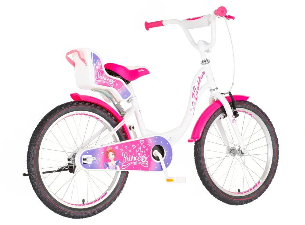 Bicykel Visitor Princess 20" Biela Ružová Fialová UNI