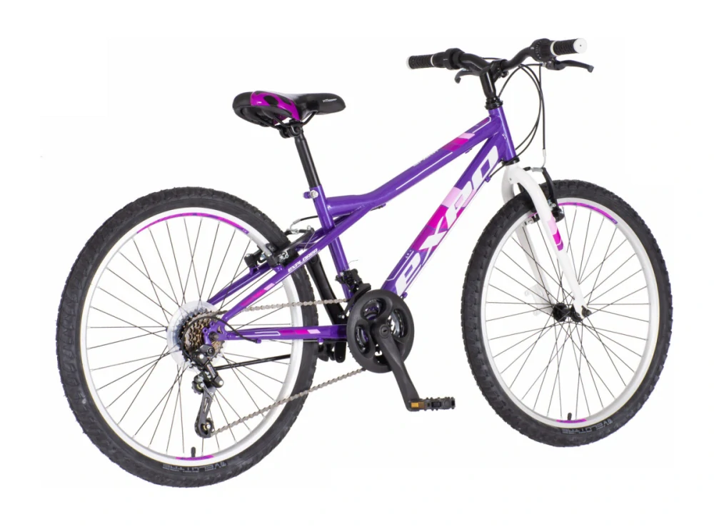 Bicykel Explorer Spark 24" Fialová Biela KIDS