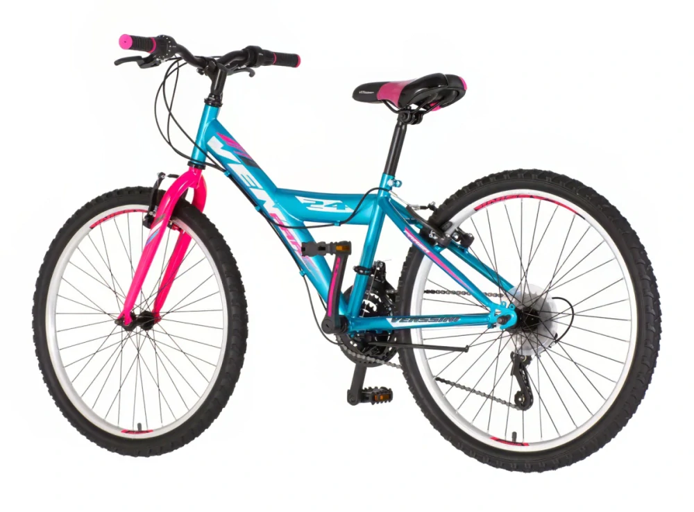 Bicykel Venssini Parma 24" Modrá Ružová
