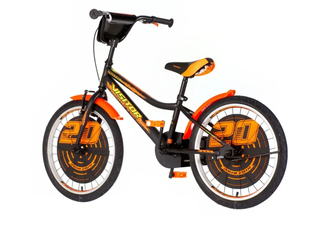 Bicykel Visitor Moto cross 20" Čierno Oranžový