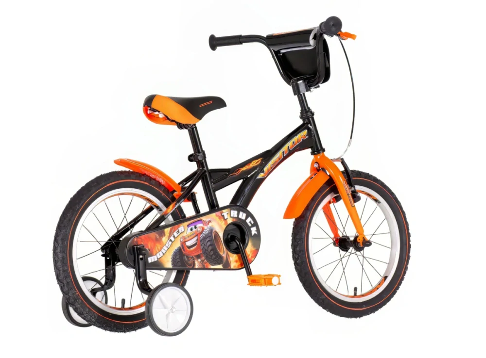 Bicykel Visitor Truck monster 16" Čierno Oranžová KIDS