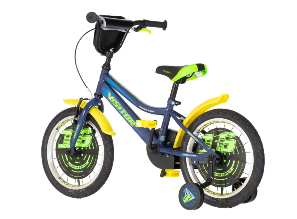 Bicykel Visitor Roboter 16" Modro Žltá KIDS