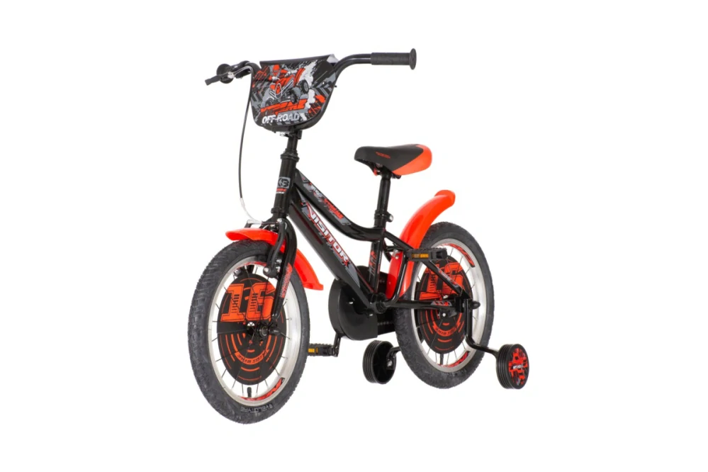 Bicykel Visitor Extreme 16" Čierno červeno sivá 