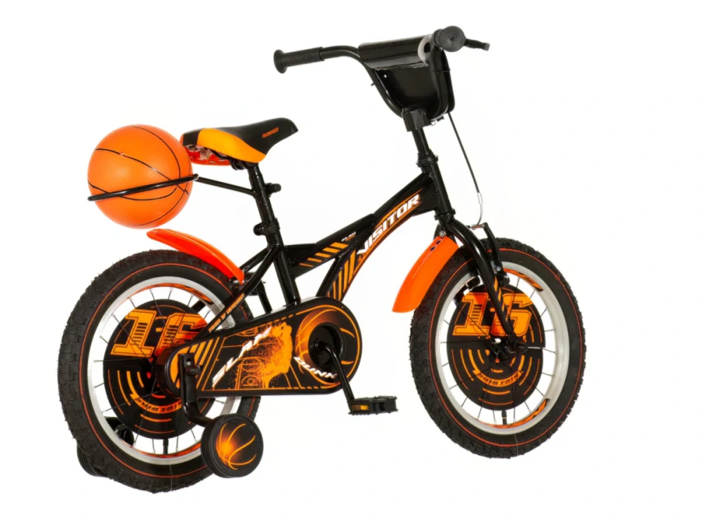 Bicykel Visitor Basket 16" Čierna Oranžová