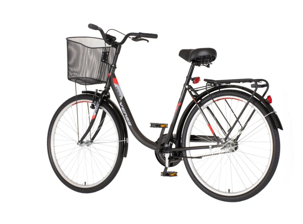 Bicykel Venssini Venecija 26" Sivá Čierna UNI