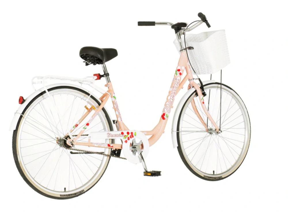 Bicykel Venssini Diamante 26x1.3/8" Ružová Béžová Biela W