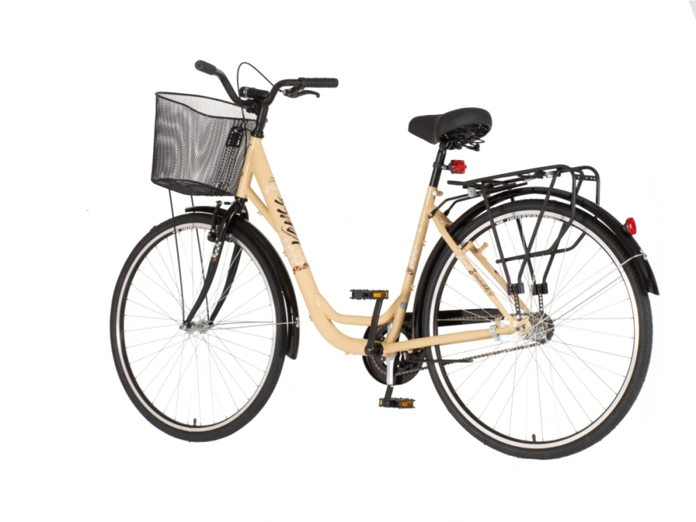 Bicykel Venssini Diamante 28" Krémová Hnedá UNI
