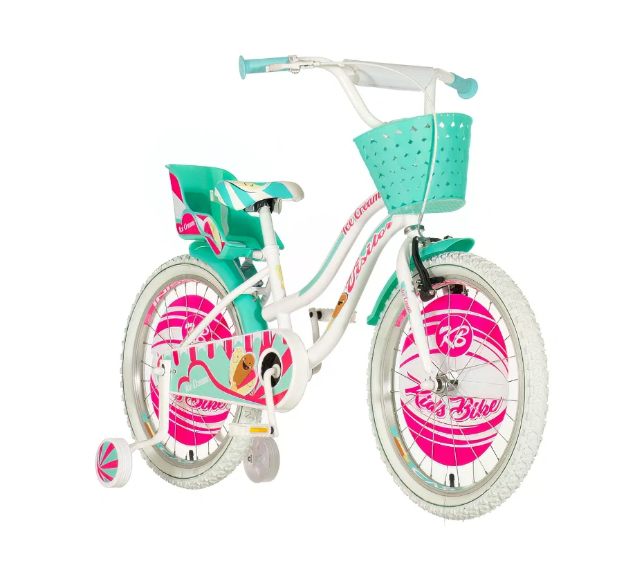 Bicykel Visitor Ice Cream 20" Bielo Tyrkysový