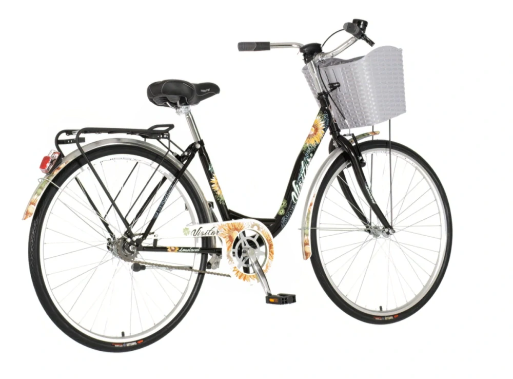 Bicykel Visitor Lowland 26x1.3/8" Čierna Tvamo Modrá