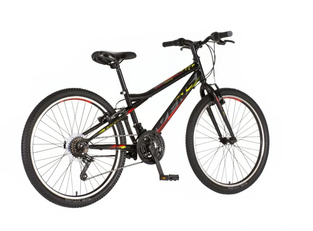 Bicykel Venssini Parma 24" Čierna Červená UNI