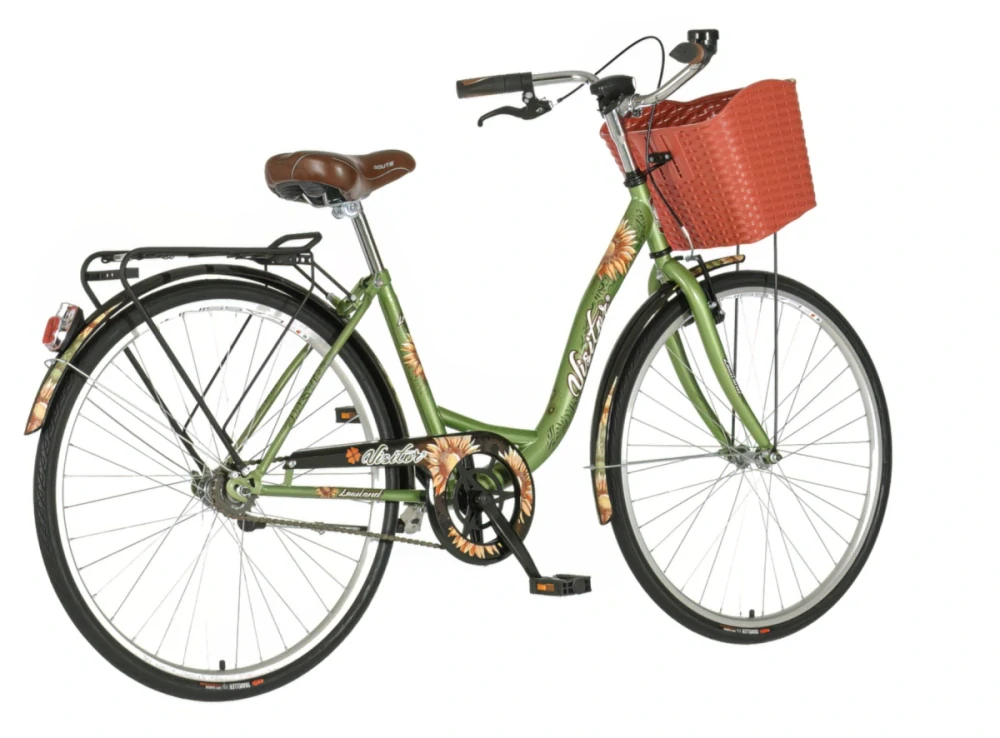 Bicykel Visitor Lowland 26x1.3/8" Zelená Oranžová