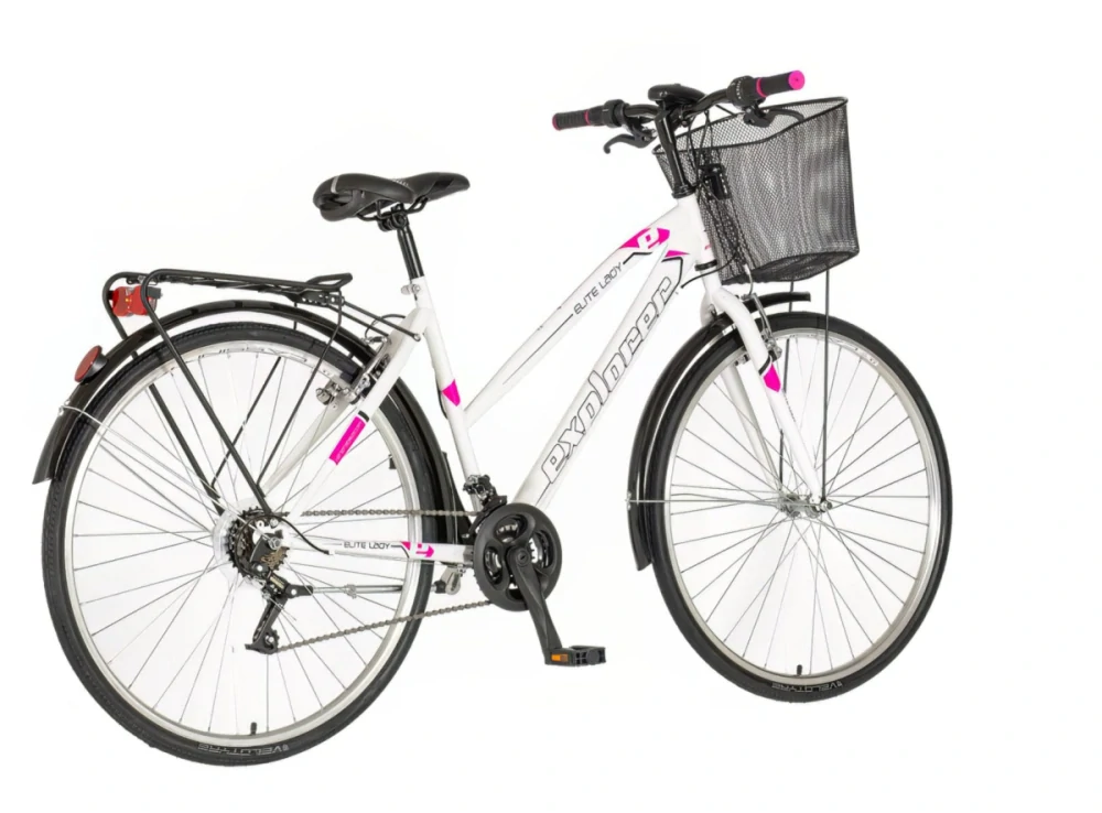 Bicykel Explorer Elite Lady 28" Biela Ružová