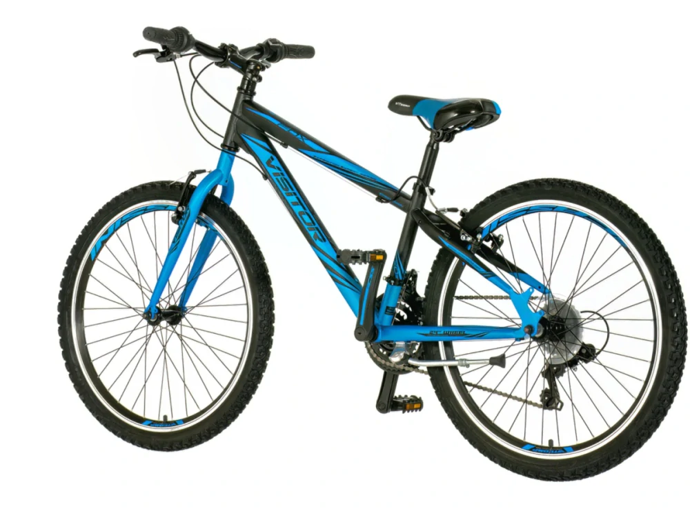 Bicykel  Venssini FOX 24" Čierna Modrá