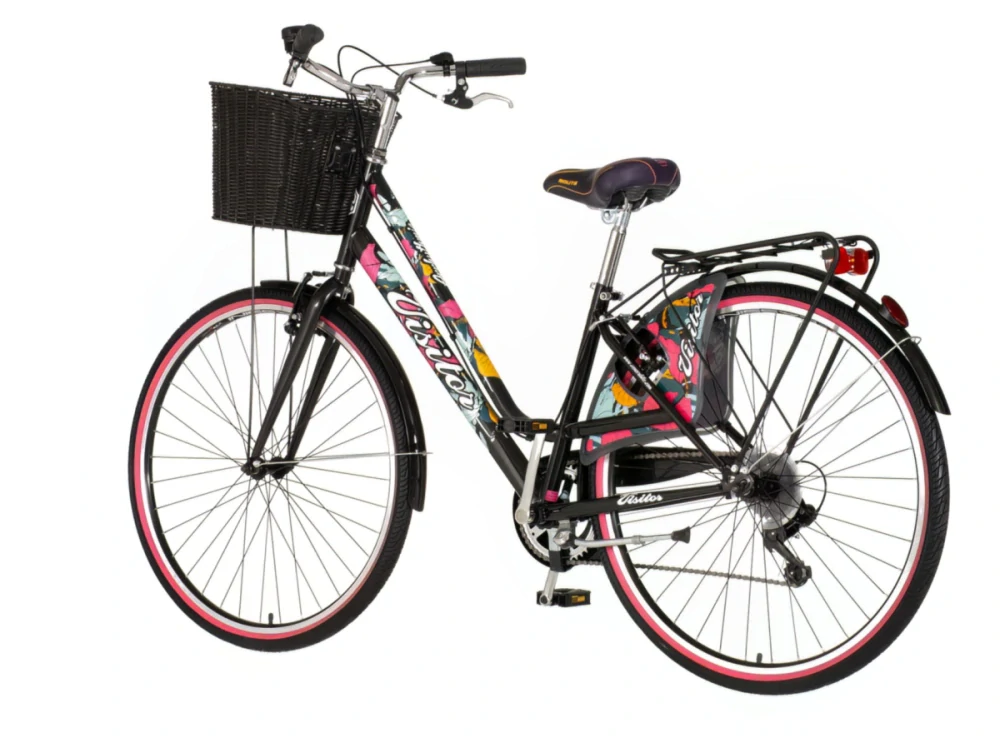 Bicykel Visitor Fashion Arrhythmia 28" Čierna Multicolor