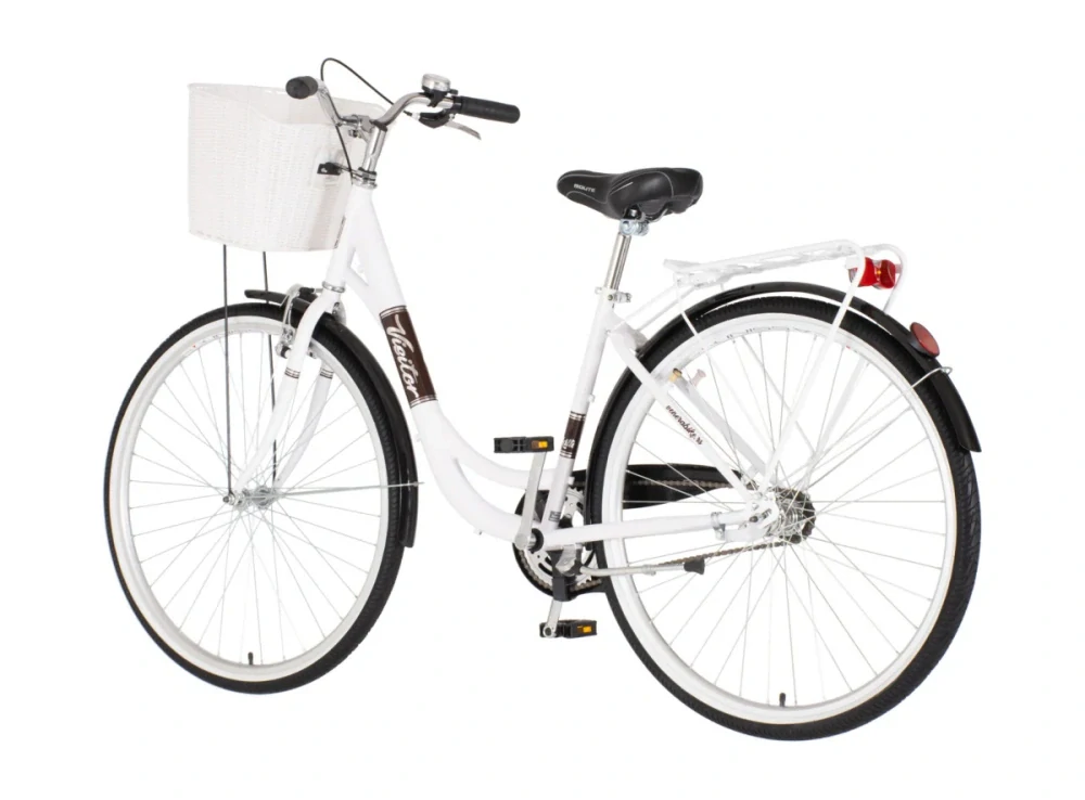 Bicykel Visitor Fashion Latte 28" Biela Čierna