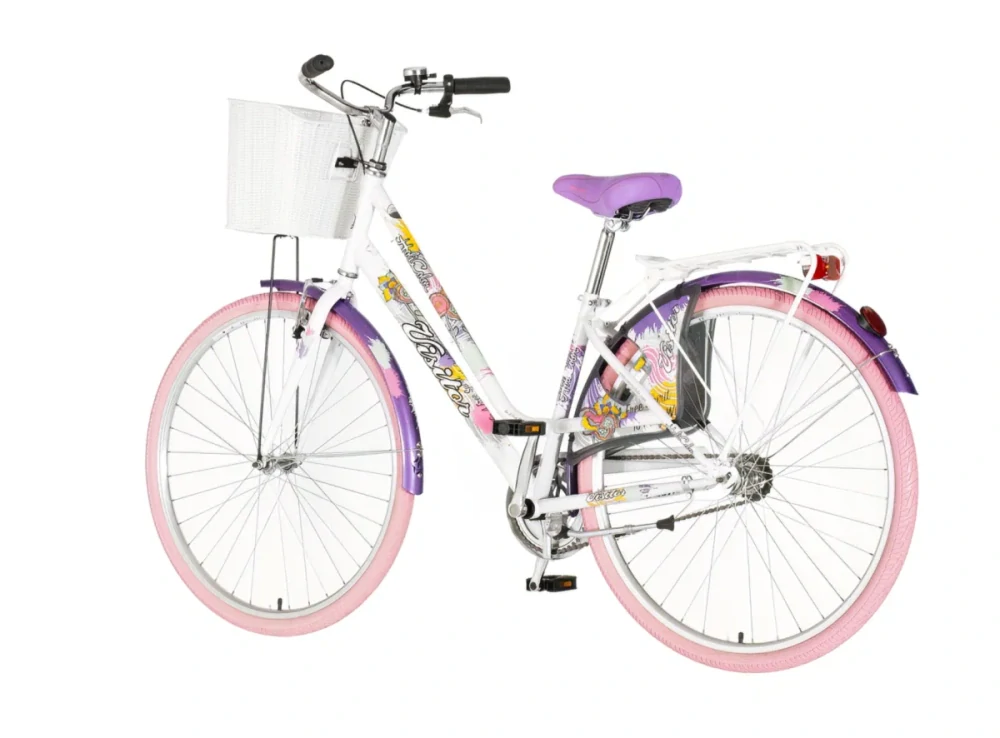 Bicykel Visitor Fashion Holicolor 28" Biela Multicolor