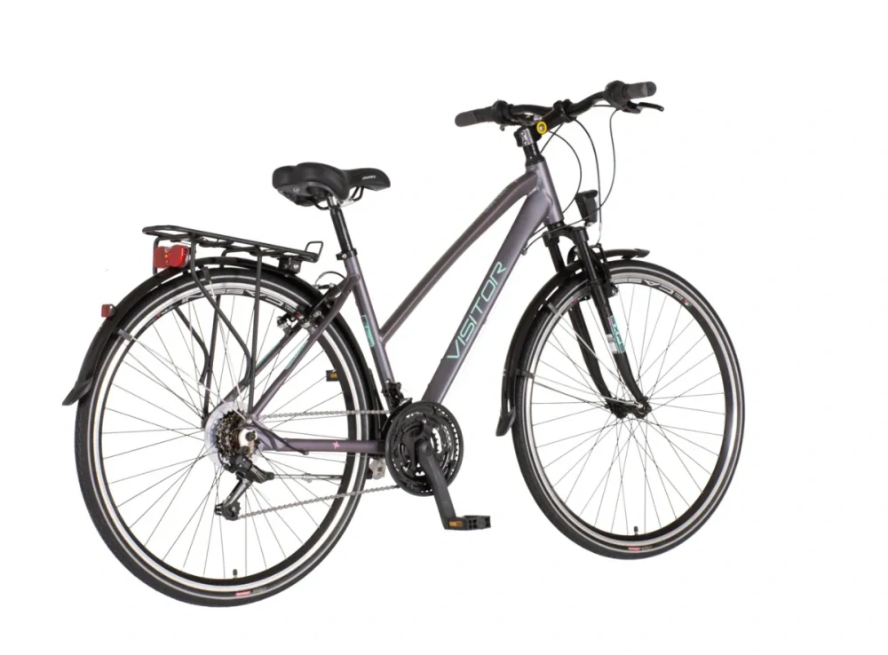 Bicykel Visitor TERRA LADY 28" Sivá Tyrkys