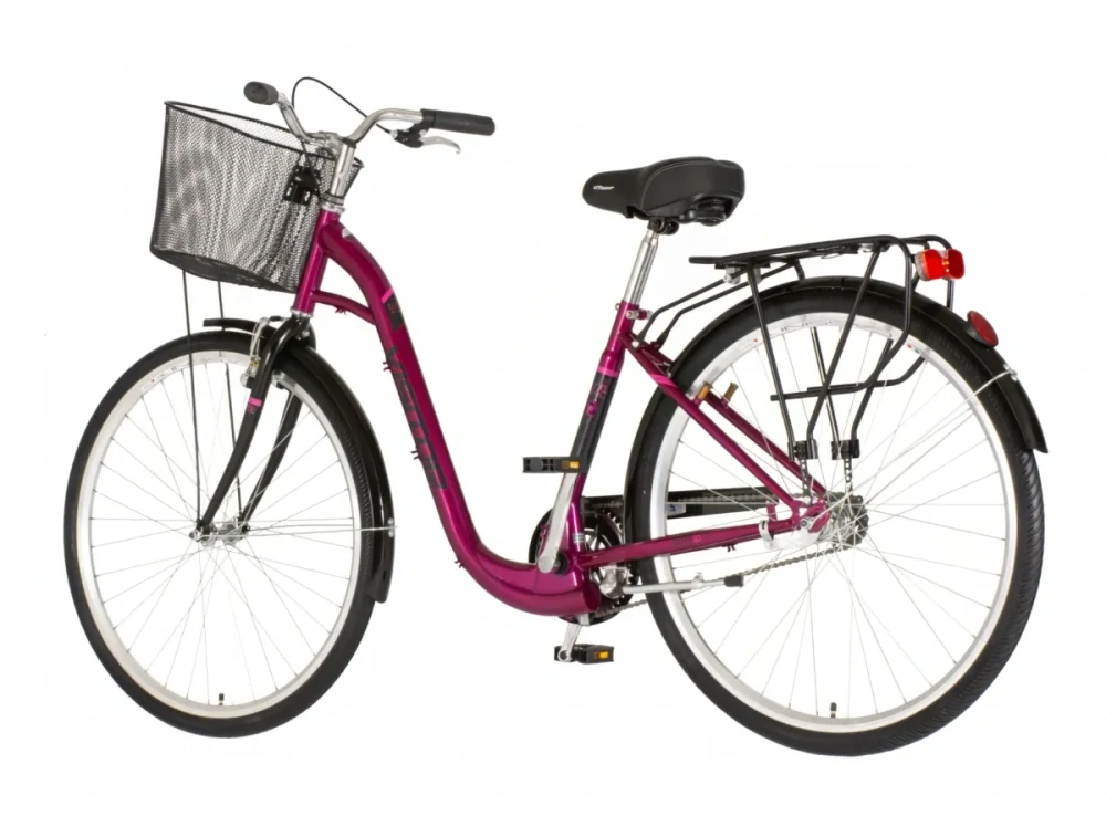 Bicykel Visitor Elite 28" Fialová Čierna