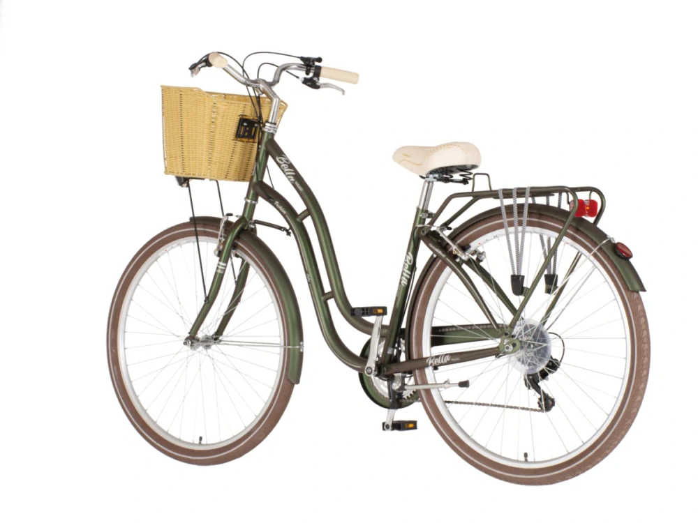 Bicykel Visitor Bella 28" Zelená Strieborná