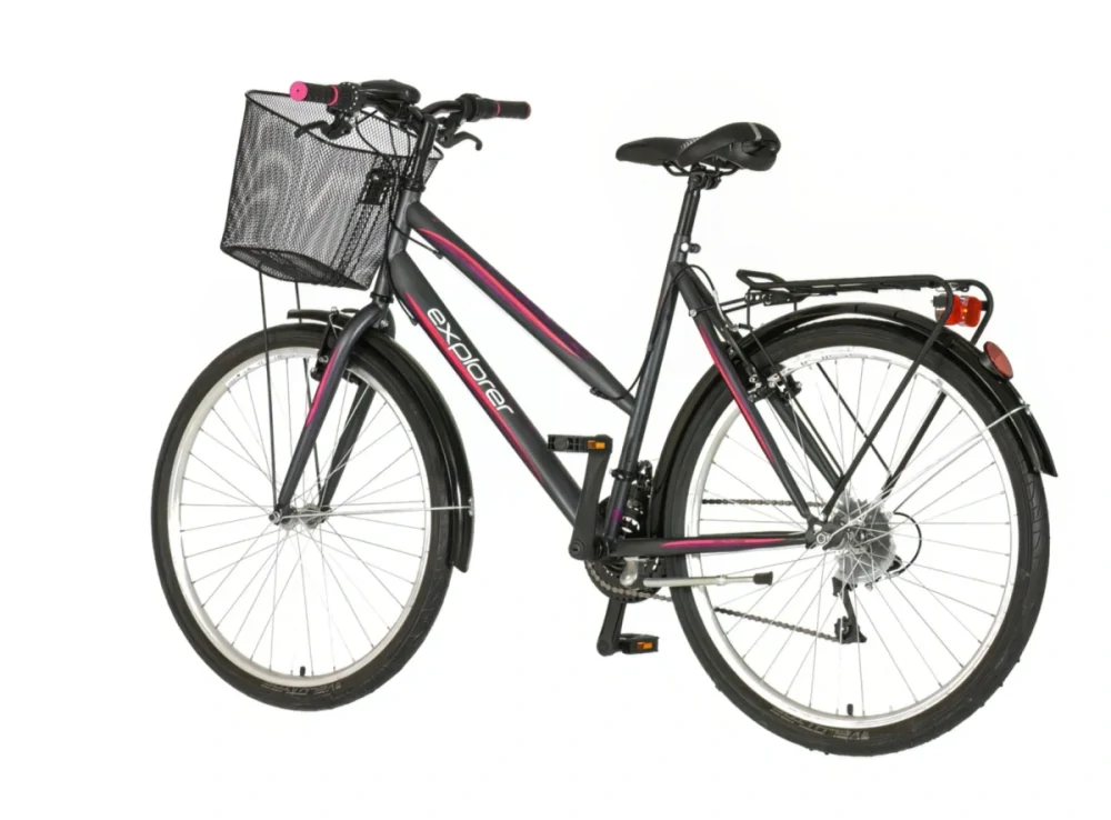 Bicykel Explorer Spy 26" Tmavá Sivá Fialová