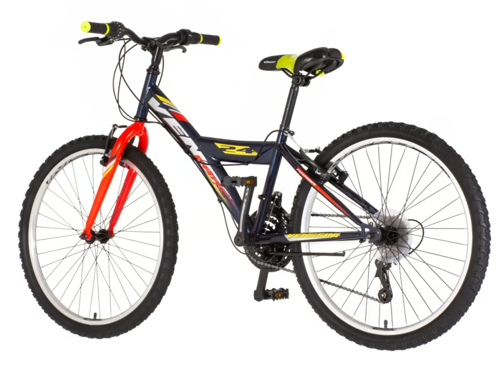 Bicykel Venssini Parma 24" Modrá Červená Žltá Biela