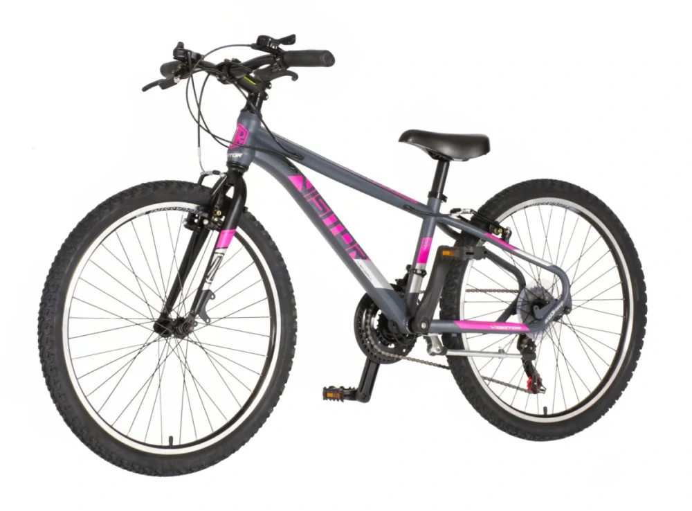 Bicykel Visitor Radiance 24" Sivá Ružová