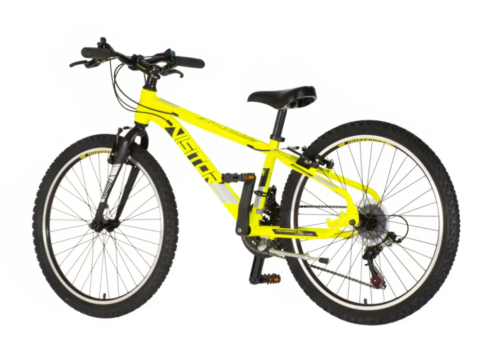 Bicykel Visitor Radiance 24" Neonová Žltá Čierna