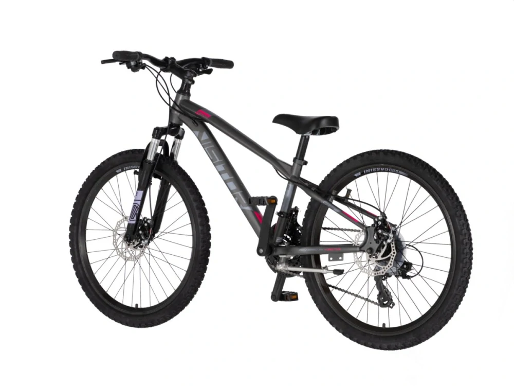 Bicykel Visitor Cascade 24" Tmavo Sivá Sivá Ružová UNI