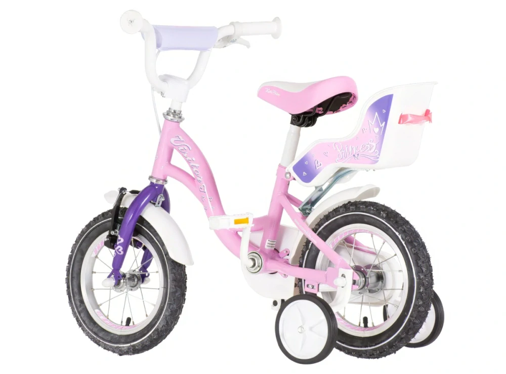 Bicykel Visitor Princess 12" Ružová Biela
