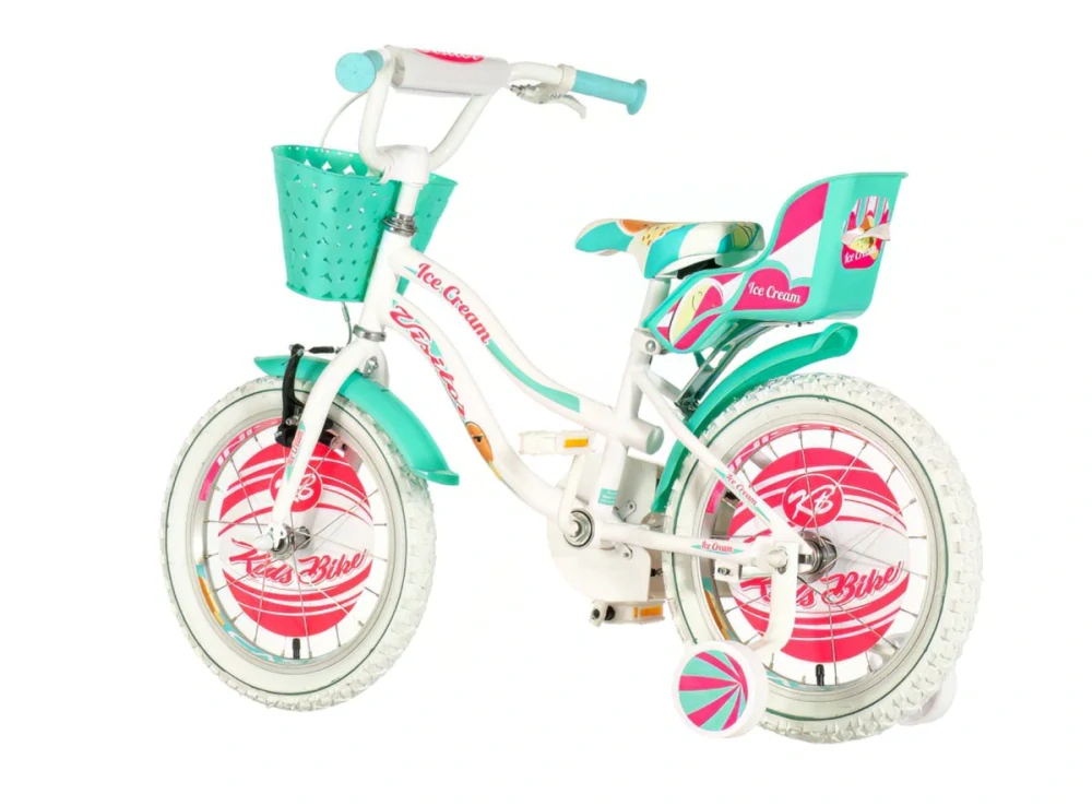 Bicykel Visitor Ice Cream 16" Biela Tyrkys