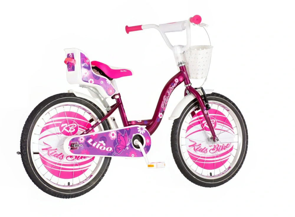 Bicykel Visitor LILOO 20" Tmavá Fialová  Ružová