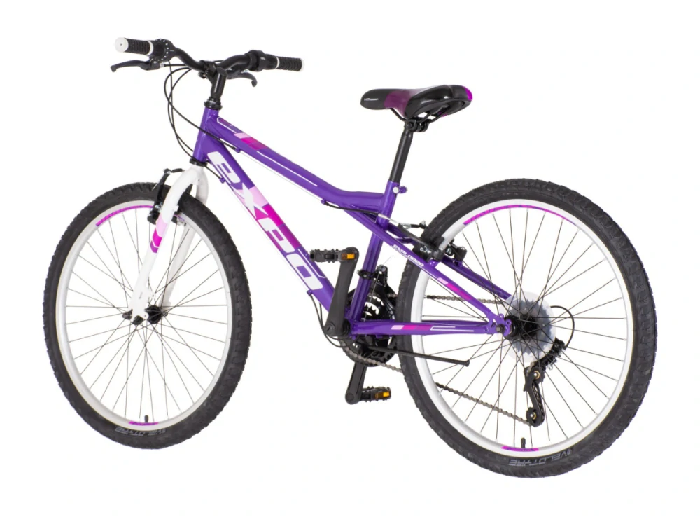 Bicykel Explorer Spark 24" Fialová Biela KIDS