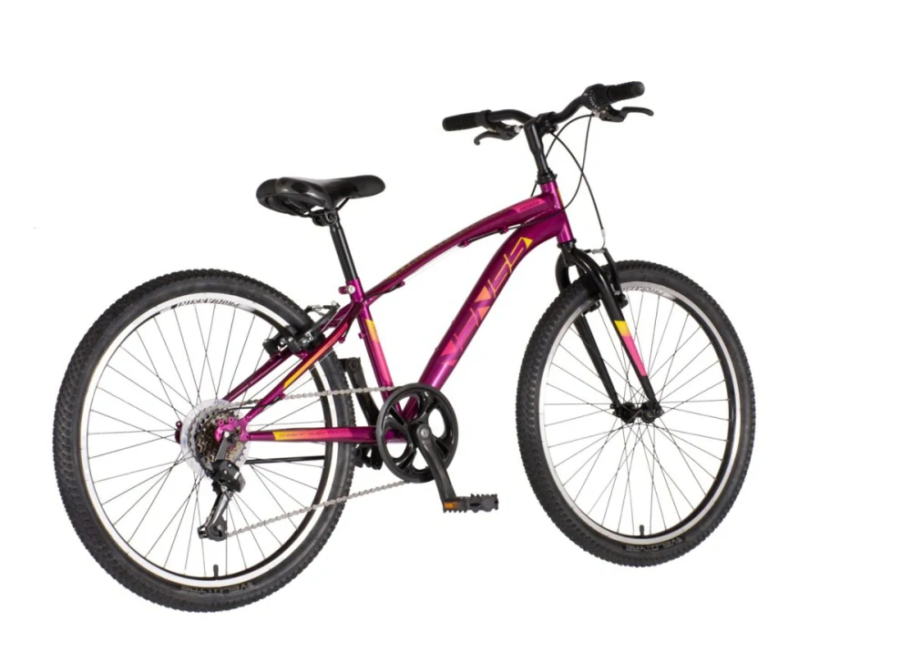 Bicykel Visitor Arcadia  24" Bordová Ružová KIDS