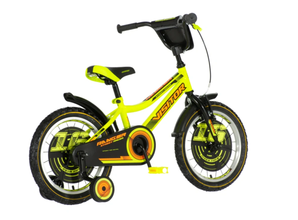 Bicykel Visitor Ranger 16" Neonova Žlto Čierna KIDS
