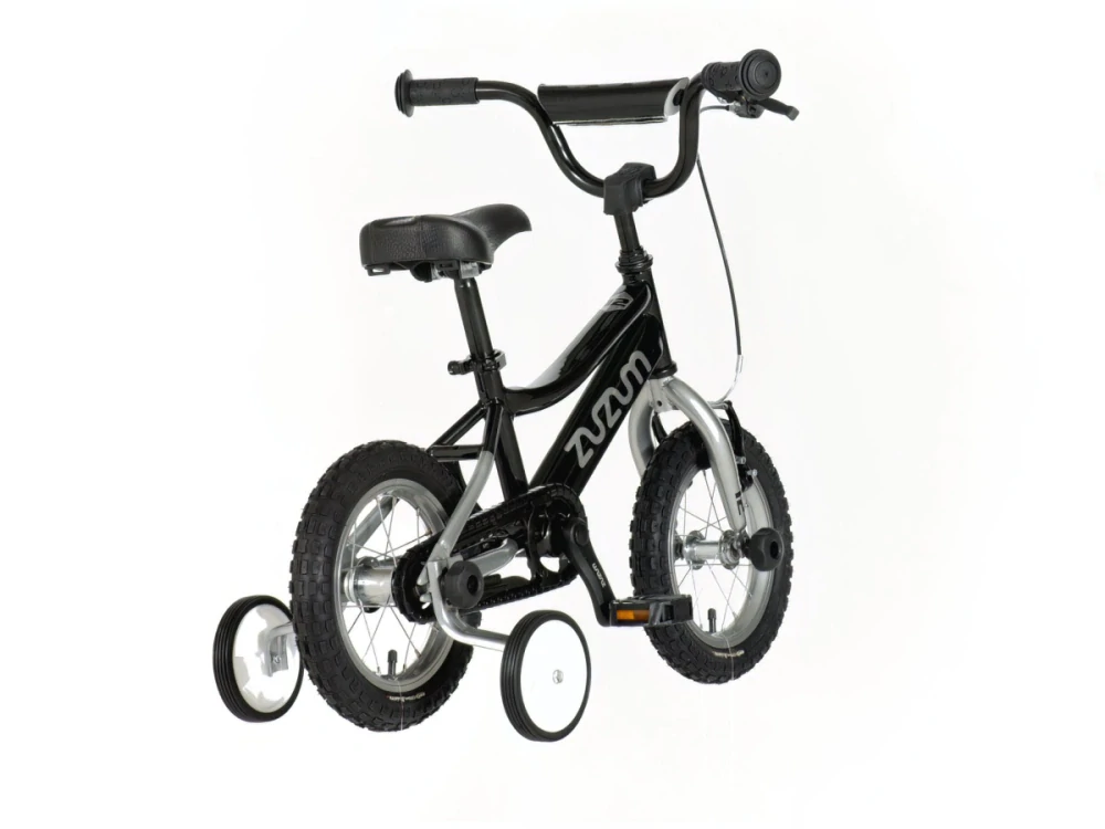 Bicykel 12 ZUZUM 12" Čierny Chróm Girl