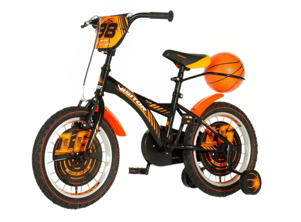 Bicykel Visitor Basket 16" Čierna Oranžová