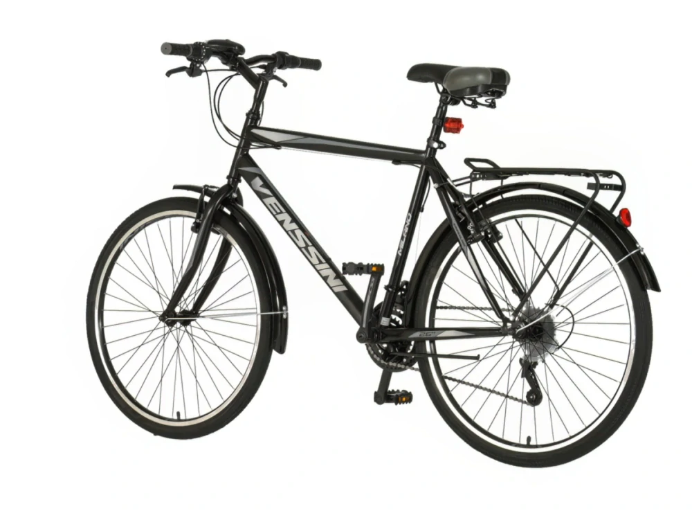 Bicykel Venssini Milano 26" Čierna Sivá