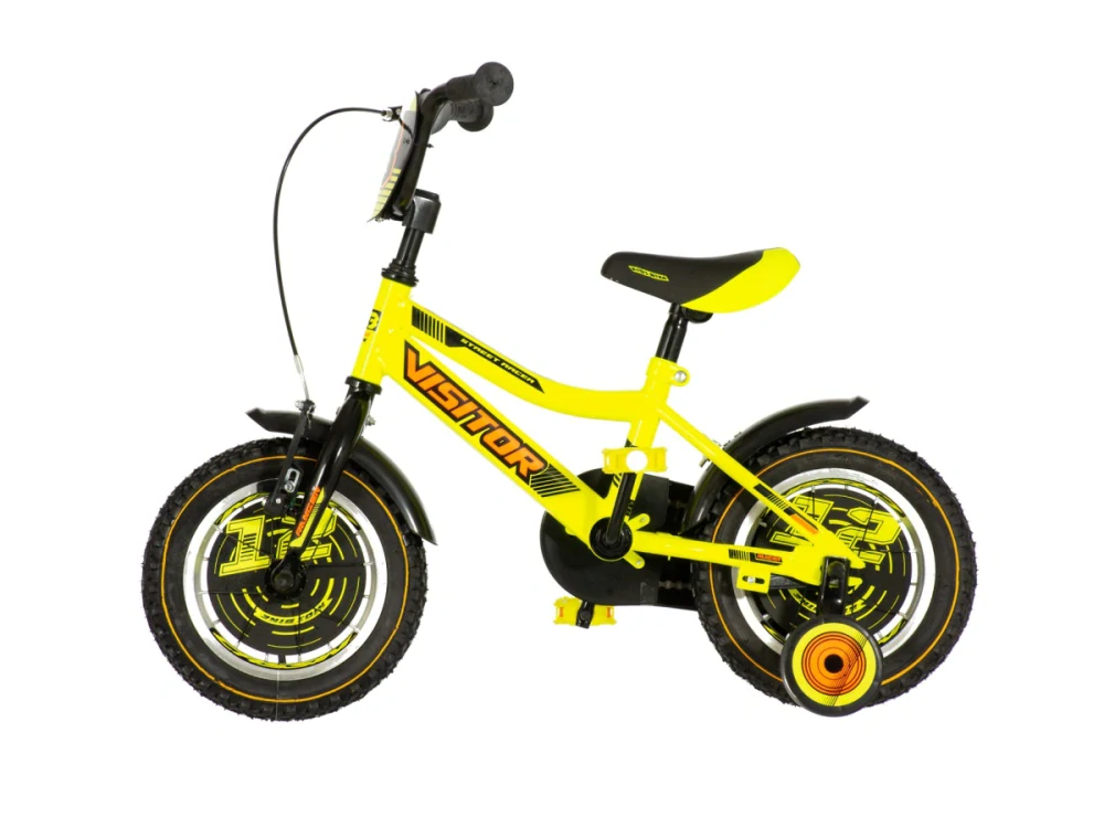 Bicykel Visitor Ranger 12" Neónovo Žltý Kids