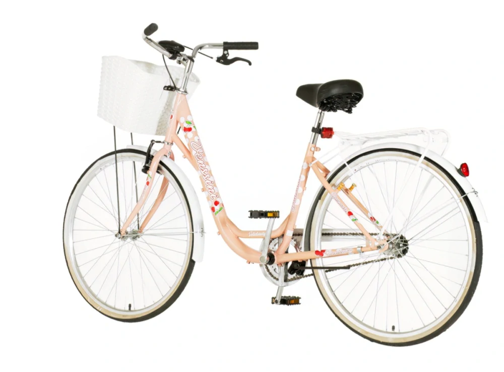 Bicykel Venssini Diamante 26x1.3/8" Ružová Béžová Biela W