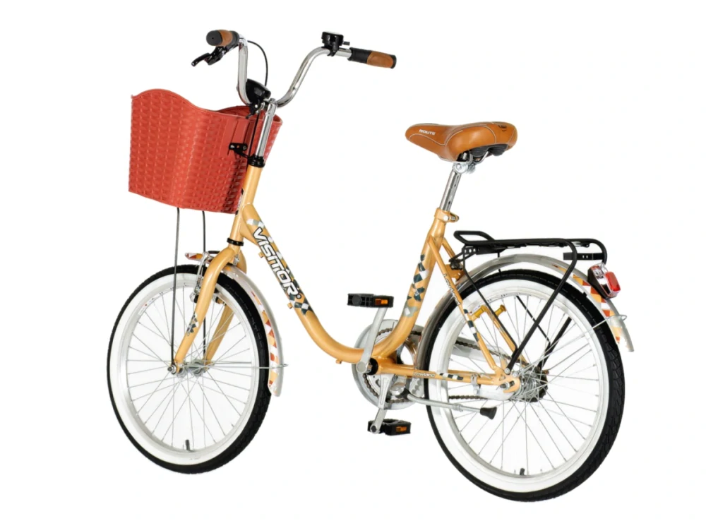Bicykel Visitor Lowland 20" Svetlá Hnedá Žltá UNI